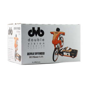 All Pilsner Beer: Double Vision Repeat Offender Pilsner 6pk Cans