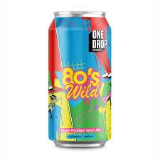 New Beer: One Drop Brewing 80's Wild Quad Fruited Sour 440ml