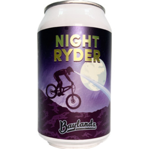 All Stout Beers: Baylands Night Ryder 330ml can
