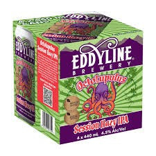 Eddyline Octopulus Session Hazy IPA 4pk Cans