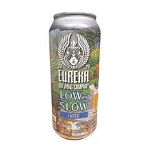 All Lager Beer: Eureka Brewing Low And Slow Lager 473ml Can
