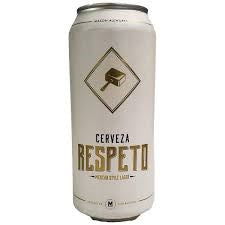 All Lager Beer: Mason Ale Works Respeto Mexican Lager 473ml Can