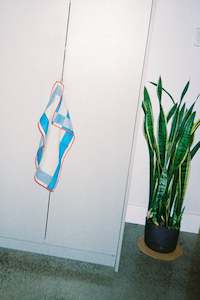 Imabari Kitchen Towel - Blue Red