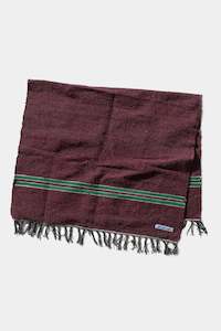 Recycled Fabric Rug - Burgundy