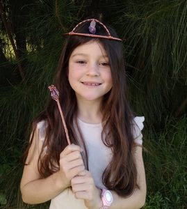 Wand and Tiara Sets: Tiara & Wand Set – Amethyst Point