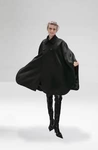 Outerwear: Odette Wool Cape