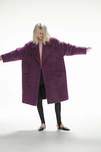 Coats: Garance Coat - Cerise