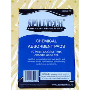 Facilities Protection 1: SpillTech Chemical Pads 400GSM Pack of 10
