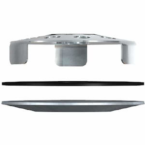 SS Drain Plate with Gasket & Washer (For S/S Bowl)