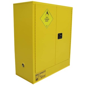 Storage Solutions: 160L Oxidising Agent Cabinet, 2 Doors, 2 Shelves