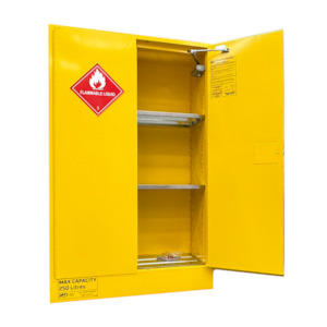Storage Solutions: 250L Flammable Storage Cabinet, 2 Doors, 3 Shelves