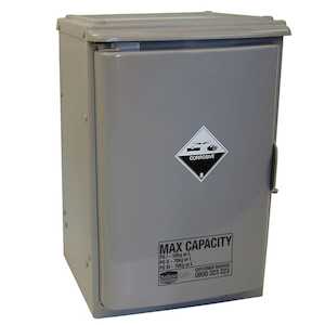 Corrosive Substance Cabinets: 70L PVC Corrosive Substance Cabinet, 1 Door, 2 Shelves