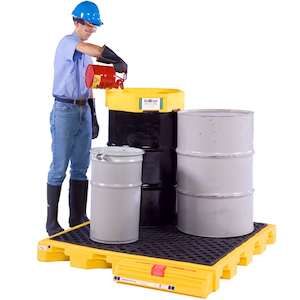 Spill Containment Drum: Ultra SpillDeck 4 Drum With Expansion Bladder