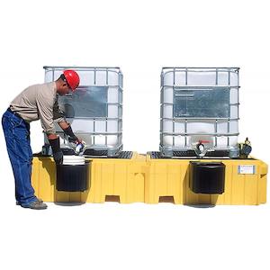 Spill Containment Ibc Tank: Ultra Twin IBC Spill Pallet