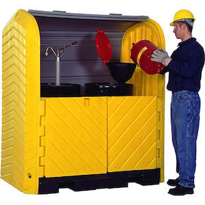 Spill Containment Outdoor Hardtop: Ultra 2 Drum HardTop Plus