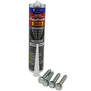 Installation kit for STAB33 includes 4 x concrete bolts, sealant