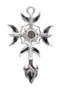 Gothic Moon Cross