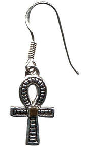 Jewels Of Atum Ra: Ankh Earrings
