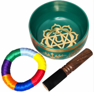 Special Offers For Valentines Day: SINGING BOWL - Chakra Green 13cm