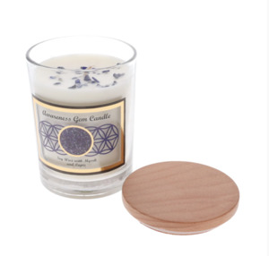 Candles 1: GEMSTONE CANDLE - Awareness Lapis