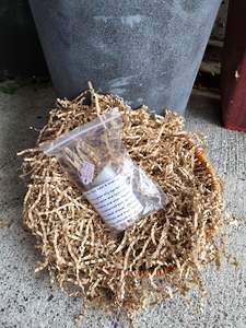 Smudge Sticks: White Sage Smudge Stick With Lavender, Rose petal and Amethyst