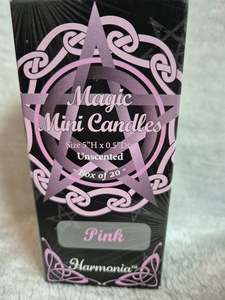 Magic Mini Candles Pink