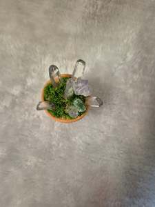 Clear Quartz Crystal Pot