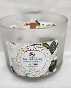 Quartz: Spiritual Balance - Jasmine Candle