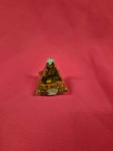 Small Tigers Eye Organite Pyramid