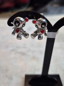 Gothic Teddy Earrings