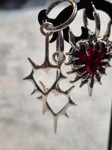 Gothic Heart Earrings