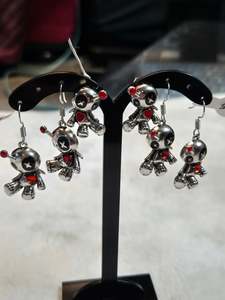 Gothic Teddy Earrings