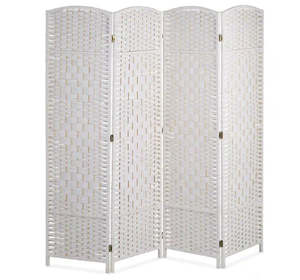 Room Divider: Modern Foldable Room Divider 4 Panel Partition Screen for Style and Privacy