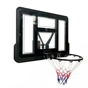 Basketball Hoop: Wall-Mounted Basketball Hoop – Professional Size Backboard for Indoor or Outdoor Use