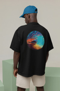 New Season: Mauao black tee