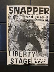 SNAPPER LIBERTY STAGE ORIGINAL GIG POSTER
