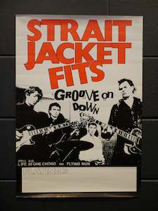 Flying Nun Gig Posters: STRAITJACKET FITS LIFE IN ONE CHORD ORIGINAL GIG POSTER