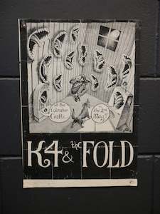 K4 AND THE FOLD ORIGINAL GIG POSTER