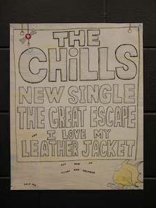 Flying Nun Gig Posters: THE CHILLS SINGLE RELEASE PROMO POSTER