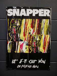 Flying Nun Gig Posters: SNAPPER 12" EP FLYING NUN PROMO POSTER