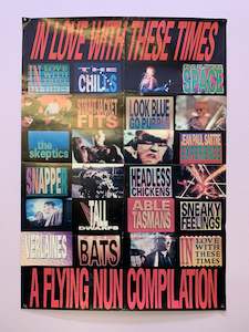 Flying Nun Gig Posters: IN LOVE WITH THESE TIMES FLYING NUN COMPILATION PROMO POSTER