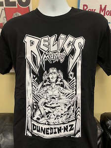 Merch: RELICS BLACK T SHIRT DESIGNED BY RATT 2020 3XL-LARGE *NEW*