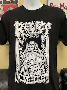RELICS BLACK T SHIRT DESIGNED BY RATT 2020 X-LARGE
