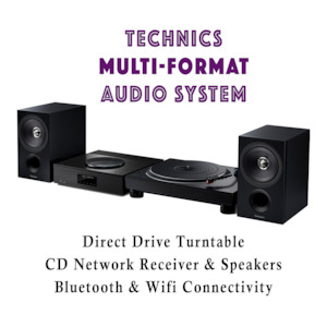 TECHNICS MULTI-FORMAT AUDIO SYSTEM *NEW*