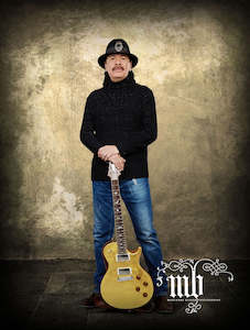 SANTANA CARLOS - LIMITED EDITION MARYANNE BILHAM PHOTOGRAPHIC PRINT *NEW*
