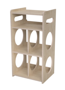 VALHALLA-STACK 500 BIRCHWOOD RECORD STAND *NEW*