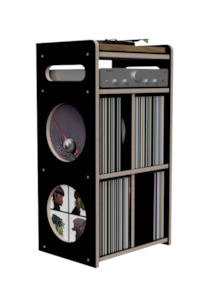 VALHALLA-STACK 500 BLACK RECORD STAND *NEW*