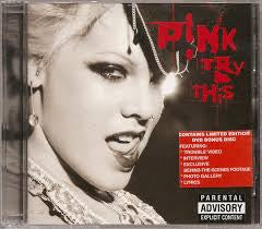 P Nk Albums: PINK-TRY THIS CD+DVD *NEW*