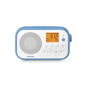 Radios Tuners: SANGEAN PR-D12BT FM/AM DIGITAL RADIO WITH BLUETOOTH WHITE & BLUE *NEW*