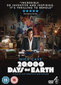 CAVE NICK-20000 DAYS ON EARTH REGION TWO DVD NM